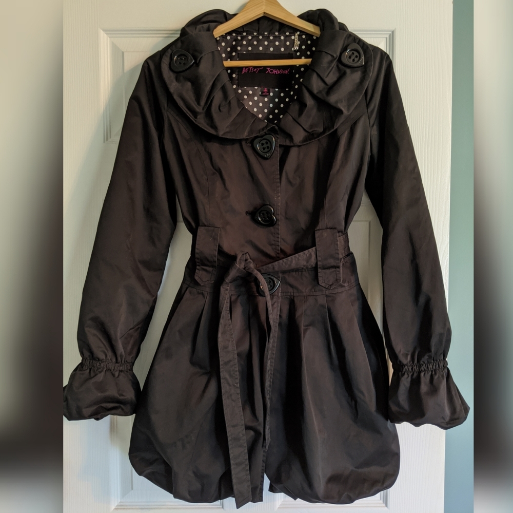 Betsy Johnson Black Jacket